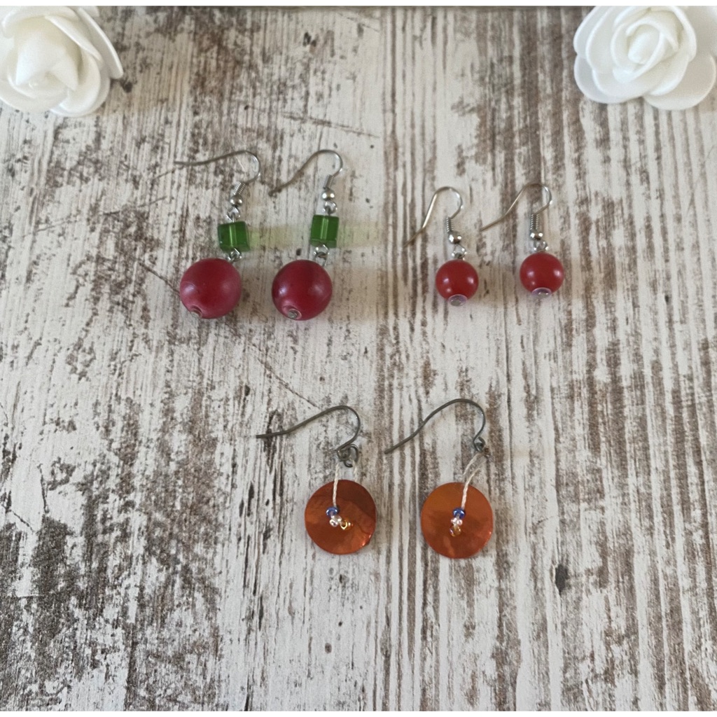 Red Earrings Bundle